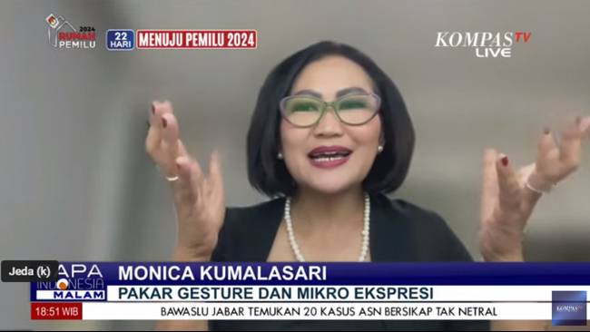 Penilaian pakar Mikroeskpresi terhadap Gestur 3 Cawapres saat Debat Keempat