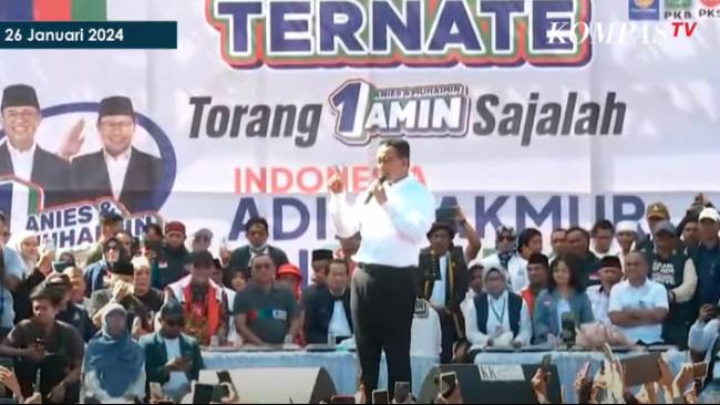 Anies Ajak Masyarakat Malut Ikut Langkah Perubahan, Janji Tingkatkan Infrastruktur Pendidikan
