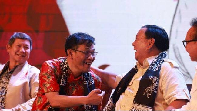 Kala Prabowo Subianto Minta Maaf pada Budiman Sudjatmiko: Sorry, Man, Dulu Kejar-Kejar Elu Juga