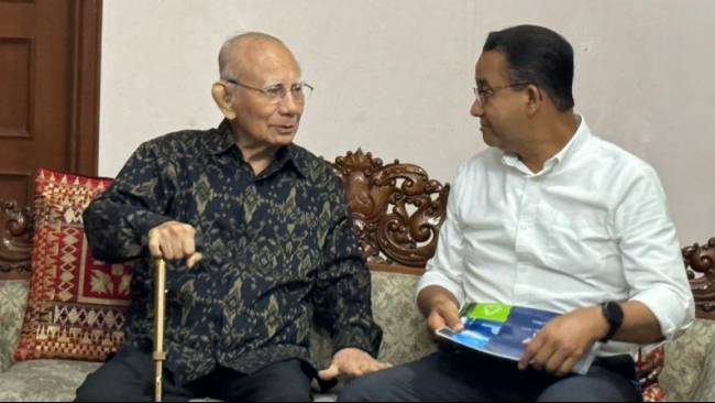 Anies Temui Emil Salim, Berdiskusi Mengenai Krisis Ekologi hingga Ketimpangan