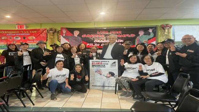 Ganjar-Mahfud Hadiri Hajatan Rakyat di Amerika