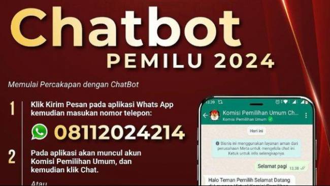 Cara Akses Chatbot Pemilu 2024, Cukup Pakai WhatsApp