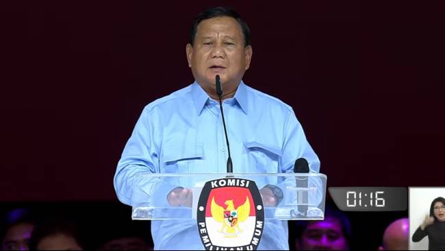 Debat Capres Terakhir: Prabowo Berencana Buat Dana Abadi untuk Dukung Pelaku Budaya