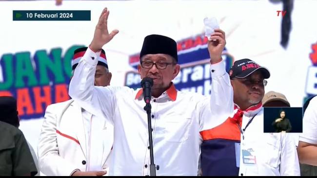 PKS di Kampanye Anies-Muhaimin: 10 Tahun Tidak Baik-baik Saja, Kita Merasakan Sulitnya Ekonomi