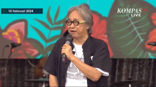 Butet di Kampanye Ganjar-Mahfud: Ora Oleh Misuh, Mesakke Polisi Ndak Kakean Gawean