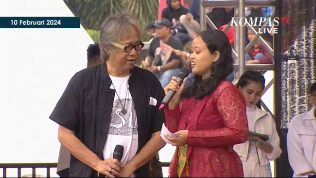 Butet Singgung Wiji Thukul di Kampanye Ganjar-Mahfud di Solo: yang Menculik Mencapreskan