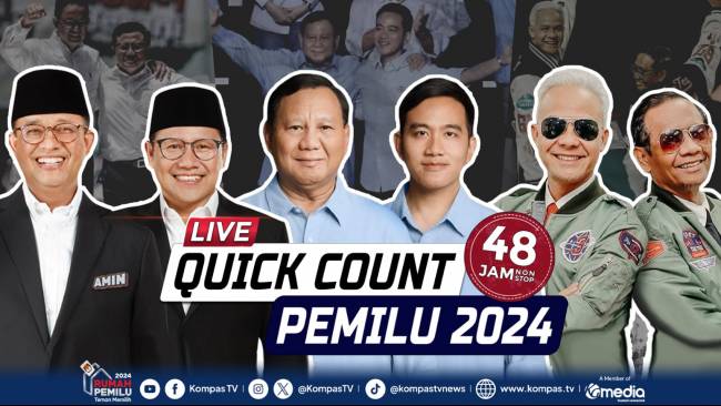 Kompas TV: Mengabarkan Pemilu 2024 secara Langsung tanpa Henti selama 48 Jam