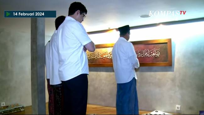 Jelang Pencoblosan, Anies Salat Subuh Berjamaah Bersama Keluarga