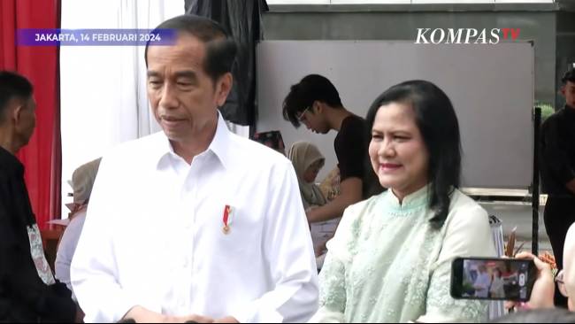Jokowi usai Nyoblos: Kalau Ada Kecurangan Pemilu 2024, Bisa Laporkan ke Bawaslu