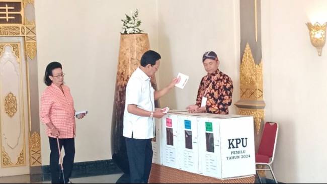 Ganjar-Mahfud Raup Suara Tertinggi di TPS Sultan Yogya, Anies-Muhaimin dan Prabowo-Gibran?