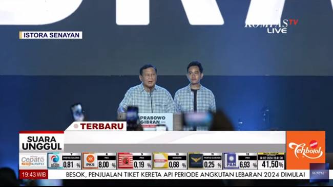 TKN: Prabowo Sujud Mensyukuri Kemenangan, Kami Yakin Menang Satu Putaran