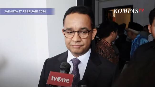 Tanggapi Kawalpemilu soal Tdak Ada Kecurangan, Anies: Lihat Pemilu Bukan Hanya Saat Penghitungan