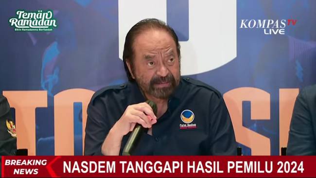 NasDem Terima Hasil Pemilu 2024, Ucapkan Selamat kepada Prabowo-Gibran