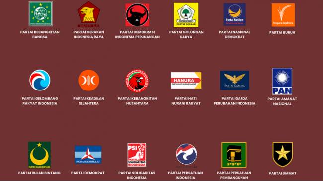 Daftar 10 Partai yang Tidak Lolos Ambang Batas Parlemen Hasil Pileg 2024