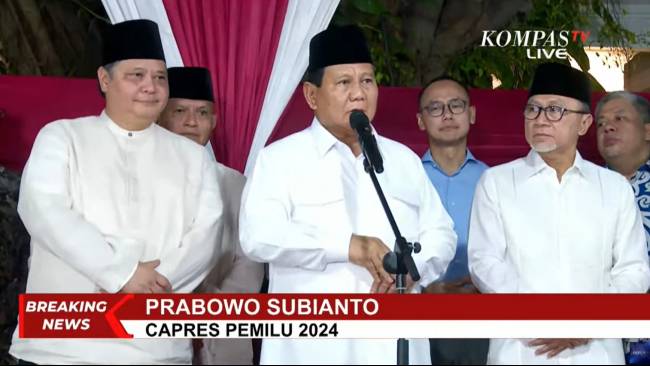 Ditetapkan Menang Pilpres 2024, Prabowo: Terima Kasih kepada Seluruh Rakyat Indonesia
