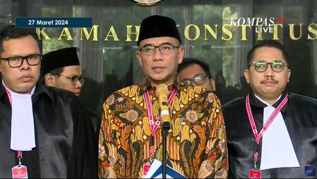 Ketua KPU: Ikhtiar PPP di MK Tidak Tercapai karena Putusan Dismissal