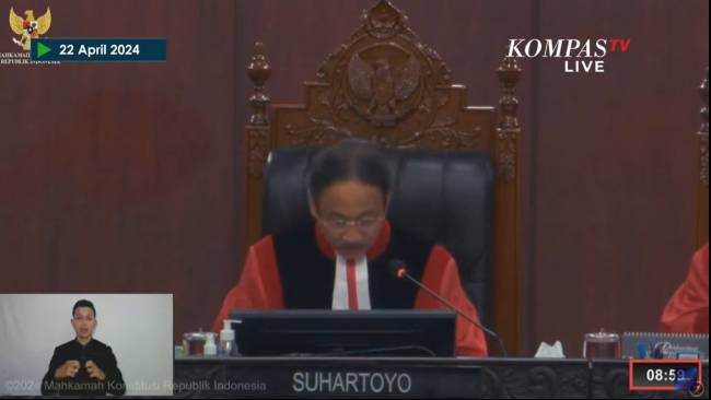 Tok! MK Tolak Gugatan Sengketa Pilpres 2024 yang Diajukan Anies-Muhaimin