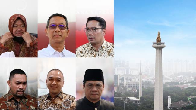 Para Kandidat Cagub untuk Pilkada Jakarta dari 5 Partai Suara Terbanyak di DKI