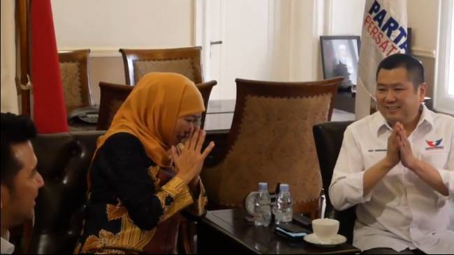 Dapat Dukungan dari Perindo, Khofifah: Ini Menjadi Kekuatan Kemenangan