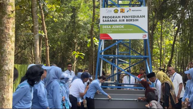 Pertamina dan Seruni Buka Akses Air Bersih Targetkan 1.280 Kepala Keluarga di Sragen