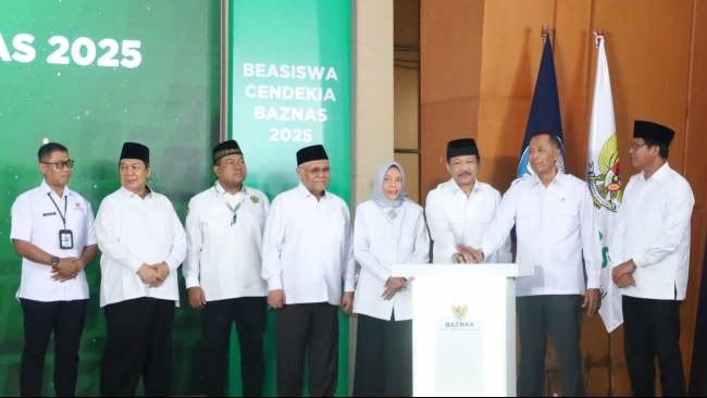 BAZNAS Buka Beasiswa Cendekia 2025 di 183 Kampus, Siapkan SDM Unggul Menuju Indonesia Emas 2045