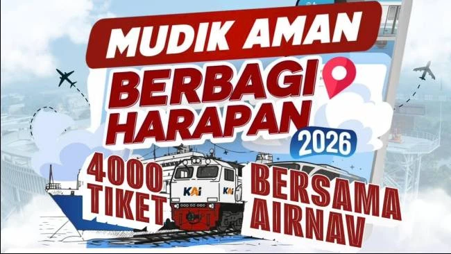 mudik-gratis-airnav-indonesia-2026-resmi-dibuka-ada-4000-tiket-kereta-api-ke-berbagai-kota