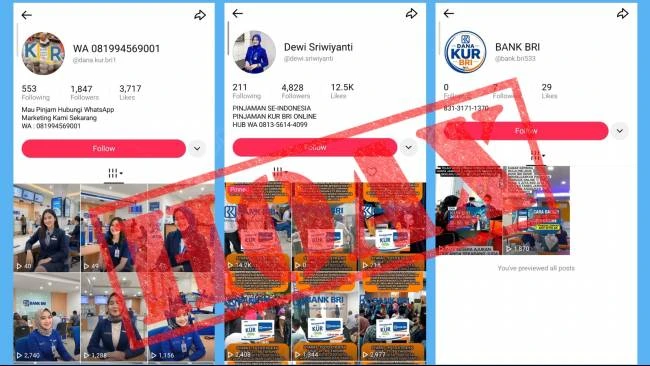 BRI Ingatkan Modus Penipuan KUR Lewat Media Sosial hingga Pesan Singkat