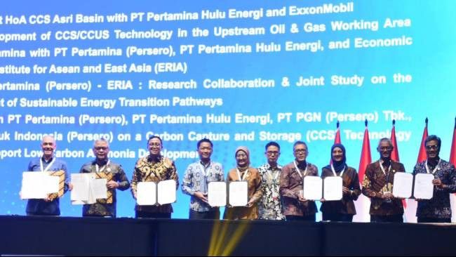 Pertamina dan ERIA Jalin Kerja Sama Strategis untuk Transisi Energi Berkelanjutan