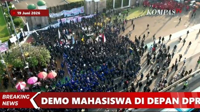 Mahasiswa Demo di DPR, Soroti MBG hingga Pemulihan Ekonomi