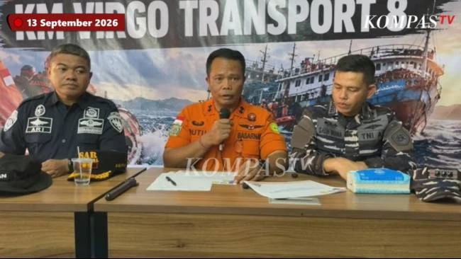 Photo: kompas.tv Kapal Virgo Transport 8 Capsized in Java Sea, 243 Passengers Missing
