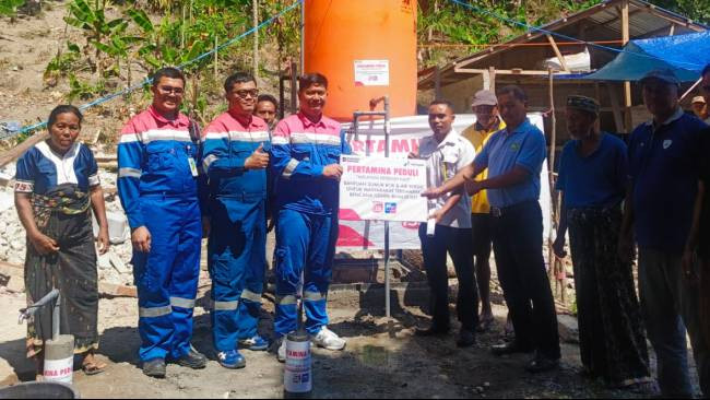 Bantu Pemulihan Warga NTT, Pertamina Fasilitasi Sarana Air Bersih