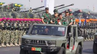 panglima-hadiri-gladi-upacara-kehormatan-militer-tampilkan-terbaik-di-depan-presiden-dan-menteri