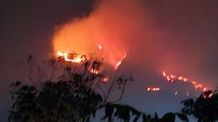 kebakaran-gunung-sumbing-petugas-gabungan-evakuasi-152-pendaki-polisi-semua-sehat
