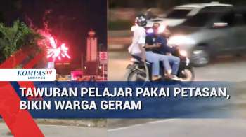 Tawuran Pelajar Pakai Petasan, Bikin Warga Geram