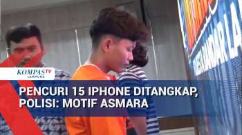Pencuri 15 Iphone Ditangkap, Polisi: Motif Asmara
