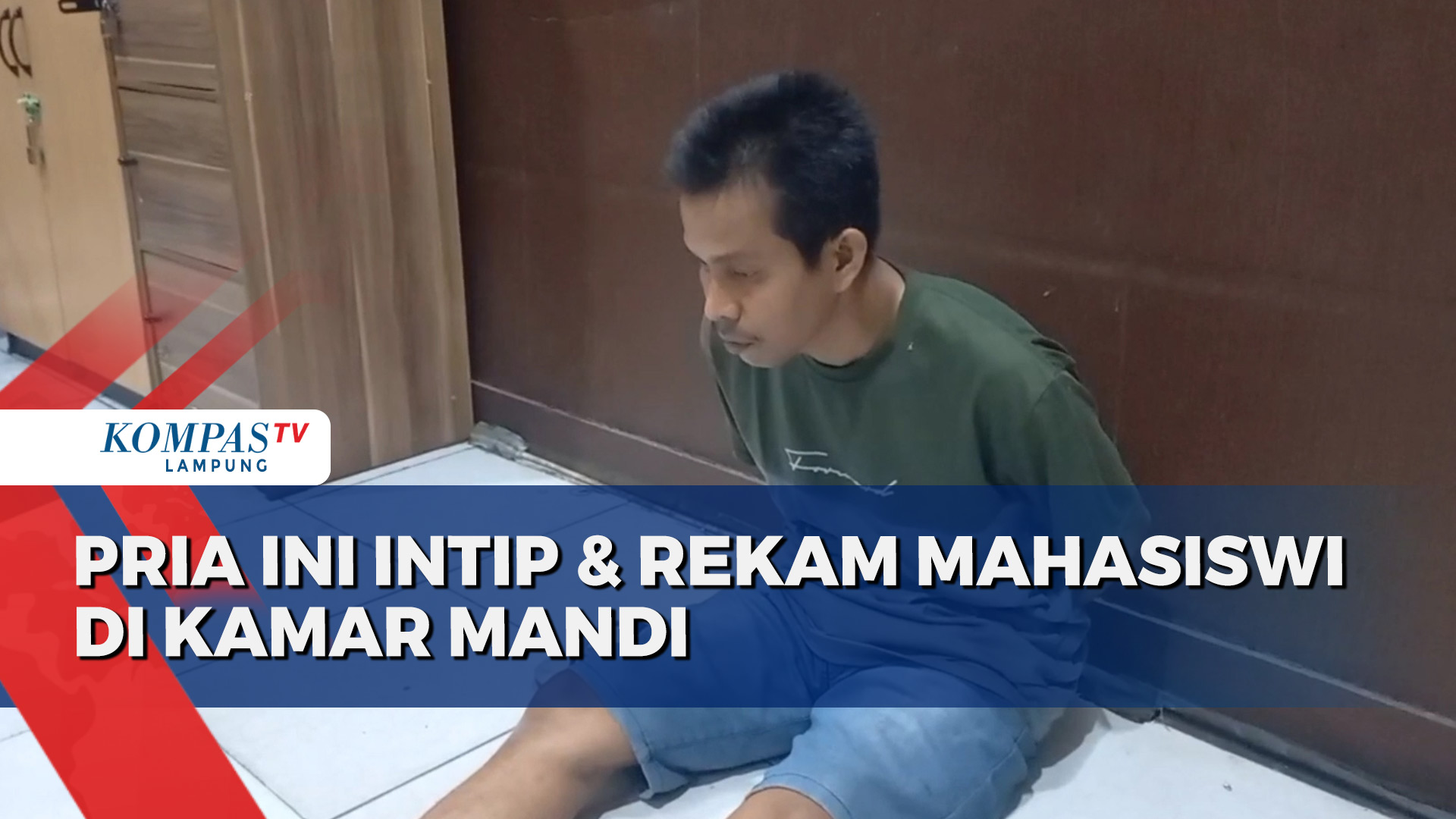 Video: Pria Diringkus usai Intip dan Rekam Mahasiswi di Kamar Mandi