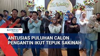 Antusias Puluhan Calon Pengantin Ikut Tepuk Sakinah