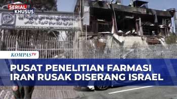 Penampakan Pusat Penelitian Farmasi Iran Yang Rusak Diserang Israel | SAPA MALAM
