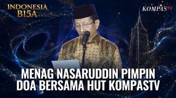 Menag Nasaruddin Pimpin Doa Bersama di HUT ke-15 KompasTV