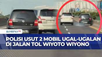 Aksi Ugal-ugalan di Tol Wiyoto Wiyono Viral, 2 Mobil Tabrakan hingga Bahayakan Pengendara