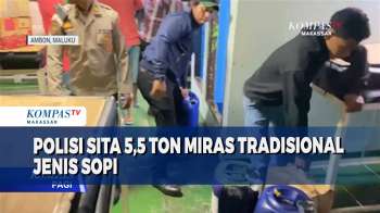 Polisi Sita 5,5 Ton Miras Tradisional Jenis Sopi