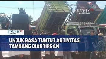 Unjuk Rasa Tuntut Aktivitas Tambang Diaktifkan