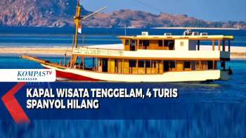 Kapal Wisata Tenggelam, 4 Turis Spanyol Hilang