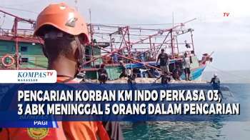 Pencarian Korban KM Indo Perkasa 03, 3 Abk Meninggal 5 Orang Dalam Pencarian