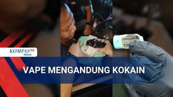 Polisi Sergap Pengedar Kokain Kemasan Vape