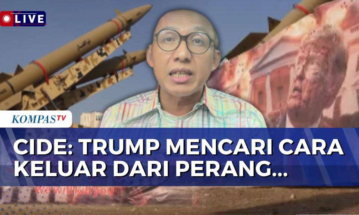 Photo: kompas.tv Trump Seeks Negotiated Exit as Iran Conflict Widens