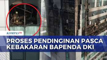 Pendinginan Pasca Kebakaran Gedung Bapenda DKI Jakarta, Pastikan Tak Ada Lagi Titik Api