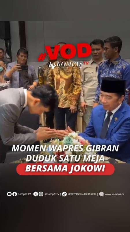 Momen Wapres Gibran, Kaesang dan Jokowi Duduk Bersama Satu Meja