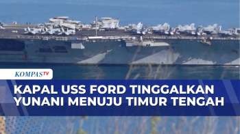 Kapal Induk USS Gerald R Ford Tinggalkan Yunani