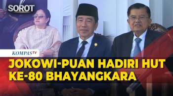 Momen Jokowi, Jusuf Kalla Hingga Puan Nonton Atraksi Polri Di HUT Ke-80 Bhayangkara